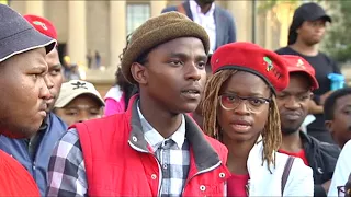 Wits EFF SRC briefs the media on leaked fees commission report