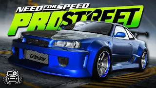 NFS ProStreet | Nissan Skyline GT-R R34 Extended Customization & Gameplay [1440p60]