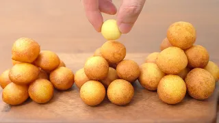 How to make Sweet Potato Ball? :: Classic Taiwan Street food