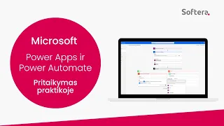 Microsoft Power Automate ir Power Apps mokymai | Įrankių pritaikymas praktikoje