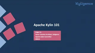 Apache Kylin 101 - How to Deliver Sub-Second Analytics on Massive Datasets