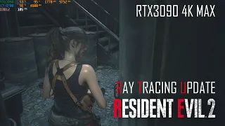 RESIDENT EVIL 2 RAY TRACING / RTX 3090 4K ultra / framerate test
