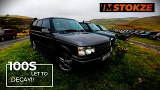 HUNDREDS Of RANGE ROVERS Left In The MIDDLE OF NOWHERE.