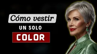 👗 Cómo Vestir de un solo Color a los 60 años o más | ESTILO MONOCROMÁTICO 💫