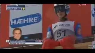 Anders Fannemel 251 5 m World Record Ski Jumping Vikersund 2