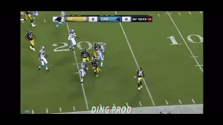 The Pittsburgh Steelers fakes out the cameraman