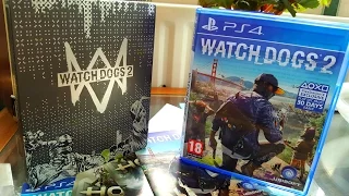 WATCH DOGS 2 UNBOXING (PS4 Steelbook Special Edition)