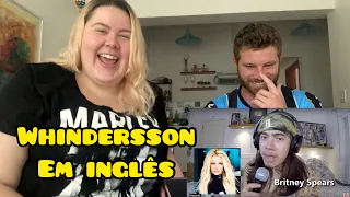 AMERICANOS reagem ao WHINDERSSON imitando CANTORES Famosos em INGLÊS (ficou igual?)