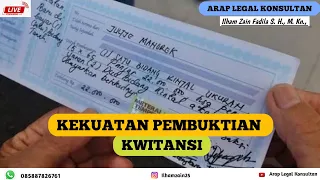 Perjanjian dan hutang piutang hanya ada Kwitansi aja!!!