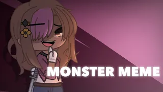 MONSTER MEME // Gacha club animation meme  By overpricedgrapes // Blood and flash warning!! ⚠️