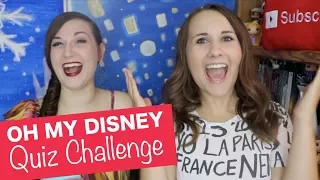 OH MY DISNEY Quiz Challenge (ft. Madi2theMax) || Adorkable Rachel