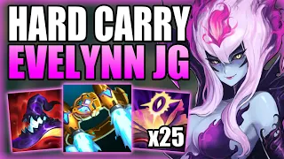 HOW TO PLAY EVELYNN JUNGLE & HARD CARRY YOUR SOLO Q GAMES! - Gameplay Guide League of Legends