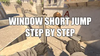 Mirage window jump CS2 and vent hop tutorial. Perfect movement guide.