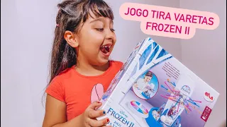 JOGANDO O JOGO TIRA VARETAS FROZEN II