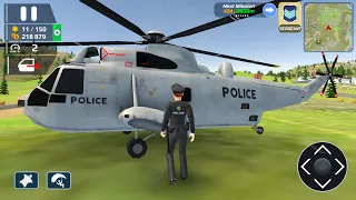 Police Officer Flying SeaKing Helicopter and Gulfstram G100 Airplane SIM - Android Gameplay.