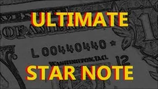 MY BEST FIND EVER $1 BINARY STAR NOTE - RARE FANCY REPATER SERIAL NUMBER low print run