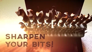 How to sharpen drill bits.