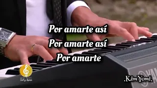 Por Amarte Así - Cover (Letra)