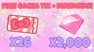 26 FREE Gacha Tix + 2,000 FREE Diamonds PER DAY! | Roblox My Hello Kitty Cafe | Riivv3r