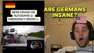 American reacts to CRAZY Autobahn Clips [2]