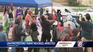 Dozens of people arrested during protests on NH college campuses