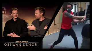 Hayden Christensen KICKS A## In Lightsaber Training! Breaking down the moves with Ewan McGregor!