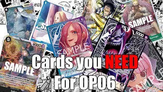 [OP06] One Piece Cards You Need To WIN in OP-06 | One Piece Card Game Awakening of the New Era