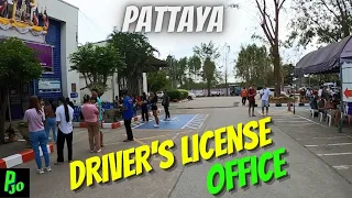 Pattaya Driver's License Office. 15/Feb/2023