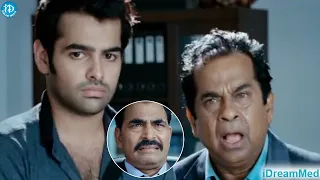 మీ మొఖంలో ఆనందం చూడాలనుంది సార్..Shayaji Shinde,Ram Pothineni & Brahmanandam Comedy Scenes