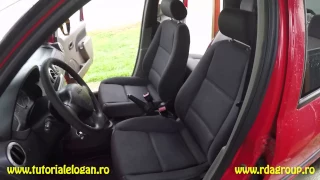 Montat suporturi pentru scaune de Audi B6/B7, pe Logan