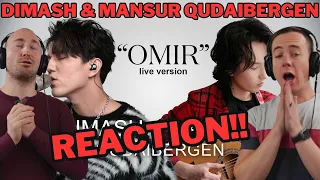 We were BLOWN AWAY! | DIMASH & MANSUR QUDAIBERGEN "OMIR" REACTION