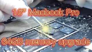 Macbook pro 2019 16" A2141 64GB Memory upgrade