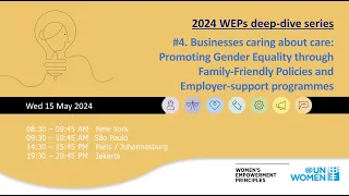 2024 WEPs Deep-dive series #4: Businesses caring about care