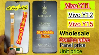 Vivo Y11 Y12 Y15 Display Lcd Panel Price Original | Vivo Y11 Y12 Y15 Combo Unit Whole sale price |