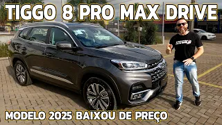 TIGGO 8 PRO MAX DRIVE 2025 - Mais Completo Surpreende Custando R$179.990