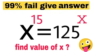 Nice math exponent simplification | Math Olympiad question  | Find value x ?