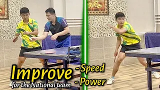 How to increase speed and power of Forehand Topspin for the Cambodian national team 🇰🇭