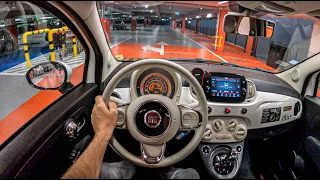 2020 Fiat 500 II Night | POV Test Drive #593 Joe Black