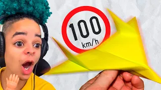 THE FASTEST PAPER PLANE EVER