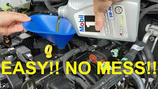 2021+ Ford Bronco 2.3L EASY No Lift Oil Change - DIY No Mess!