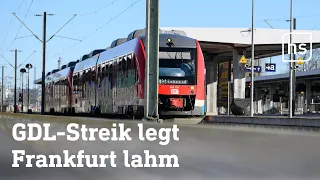 Bahnstreik sorgt für Verkehrsprobleme | hessenschau