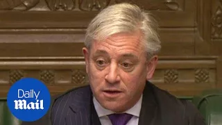 John Bercow defends his comments on Donald Trump - Daily Mail