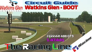 iRacing | Ferrari 488 GT3 Challenge | Circuit Guide - Watkins Glen - Boot 1:47.441 - Week 7