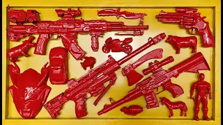 Membersihkan Nerf Sniper Rifle, Assault rifle, Shotgun AK47, Avengers, Mobil Mainan, Nerf gun EP 79