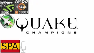 Quake Champions 12 - Texture quality + upscaling test 1080p/4k [TDM]