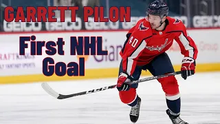 Garrett Pilon #40 (Washington Capitals) first NHL goal Nov 16, 2021