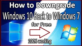Paano mag Downgrade ng Windows10 to Windows 7 ng libre