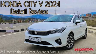 Honda City V Manual with ADAS || Still better than Verna virtus Salavia #hondacity2024 #hondacityv