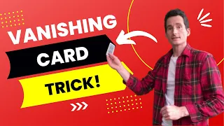 VANISH a Playing Card In Thin AIR! (Visual Card Manipulation for Beginners-Back Palm Trick Tutorial)