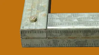 BRILLIANT IDEAS FOR BOX BAR 90° DEGREE | METAL JOINTS WITHOUT WELDING